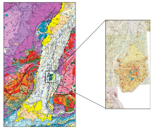 Carte géologique du Fossé Rhénan et du Kaiserstuhl Site du BRGM