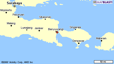 Carte de Bali